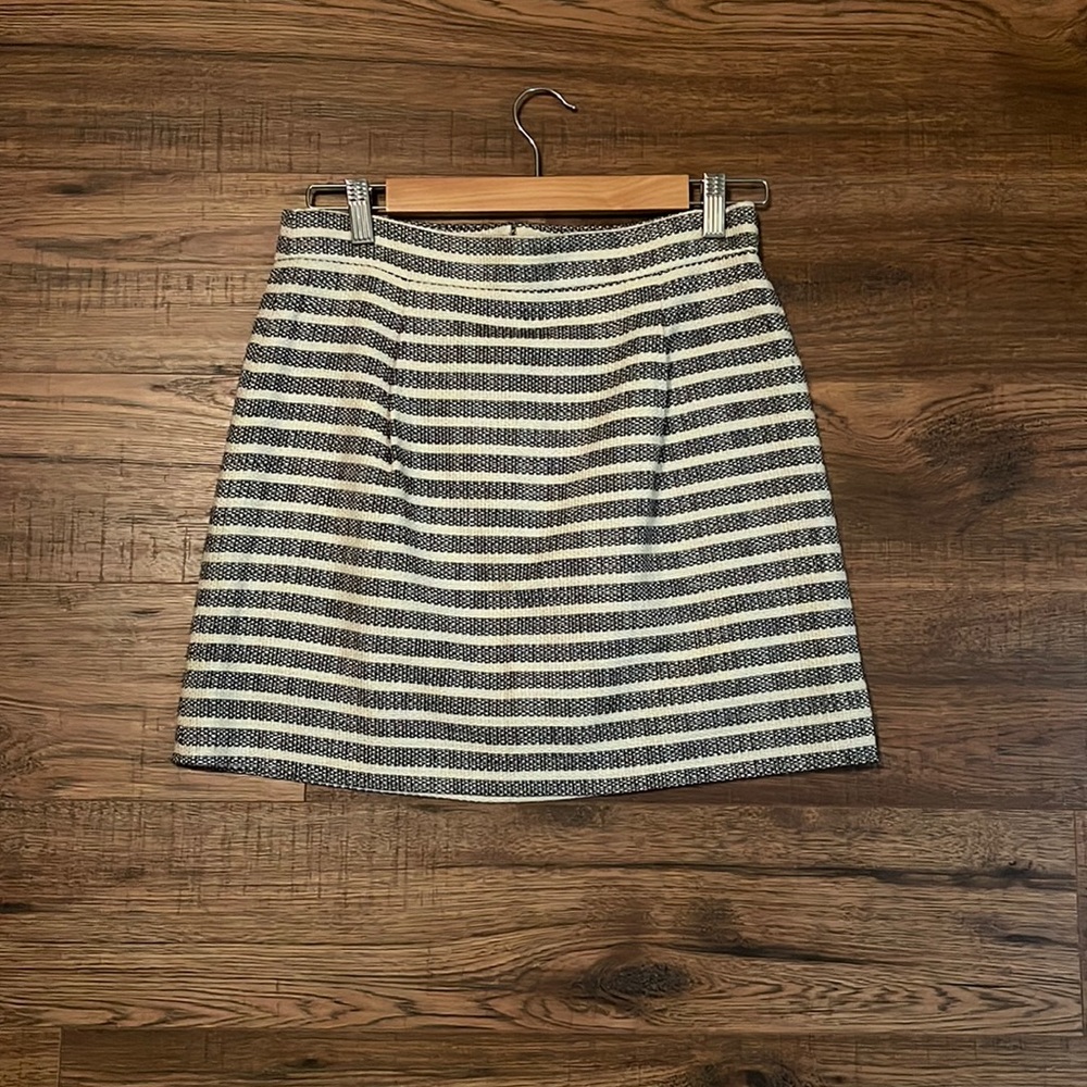 J. Crew Striped Skirt